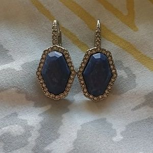 Chloe + Isabel Blue Modern Mosaic Drop Earrings